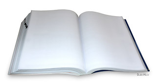 Blank Open Book - Illustration