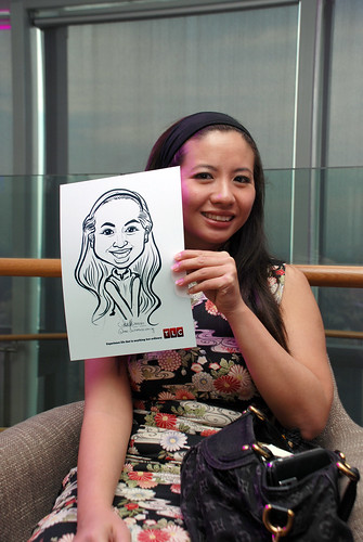 Caricature live sketching for TLC - 4