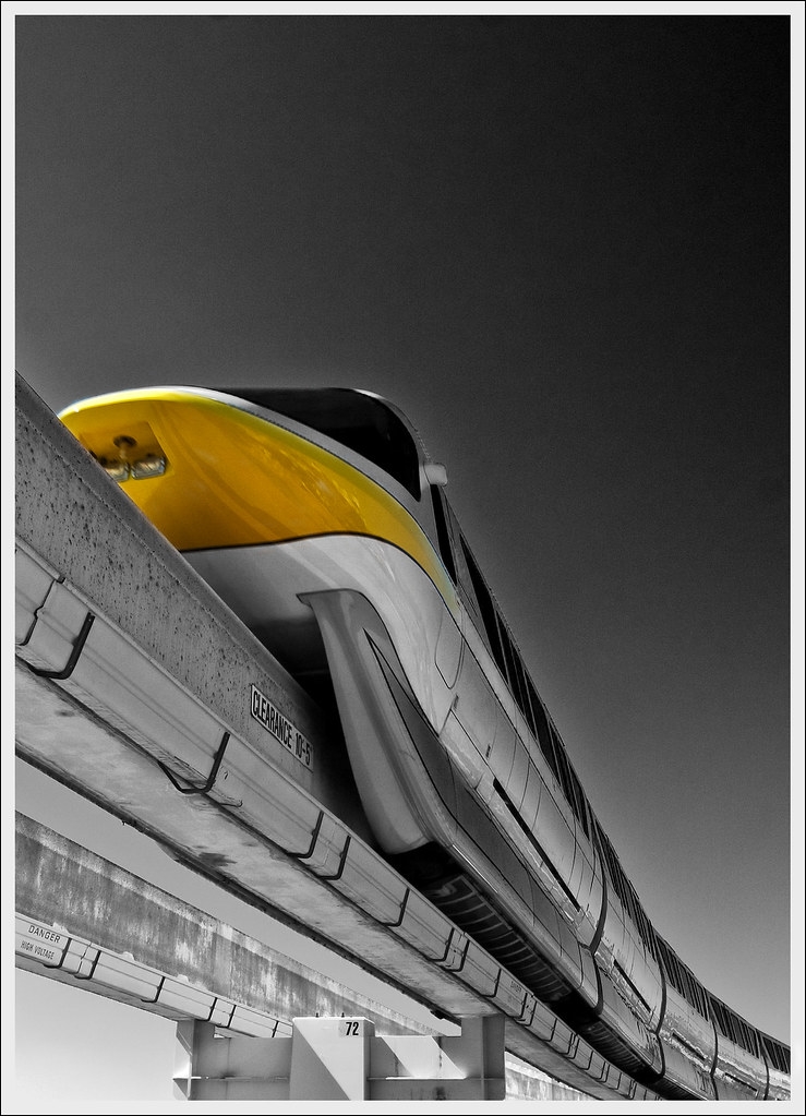 Disney Monorail Yellow