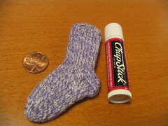 Purple Wee Tiny Sock