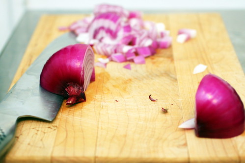 red onion for salad olivier