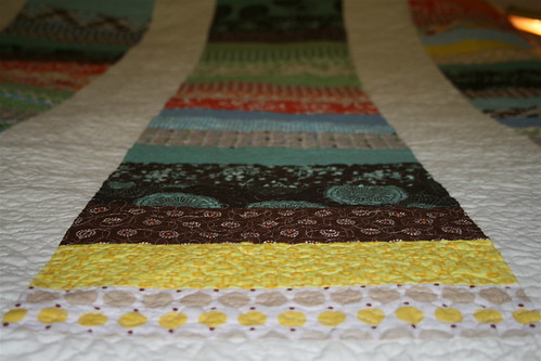 Stacked Coin Quilt - Detail