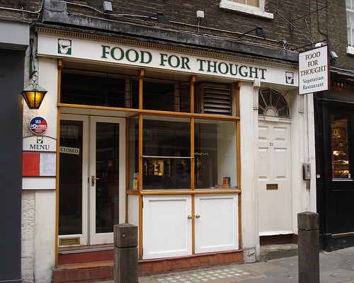 Food for thought, my favourite place for lunch! | Vegetarian restaurant