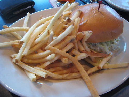 Turkey Burger with Fries