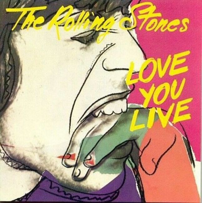 Next design challenge: re-design this iconic Rolling Stones, "Love You Live" 