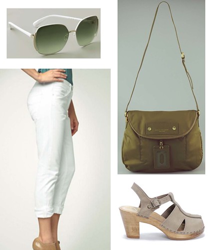 green white taupe