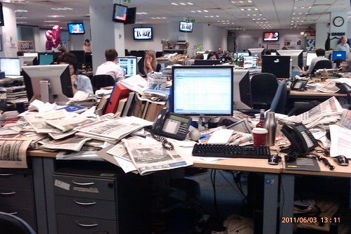 One hundred and twenty-three: newsroom by meganknight