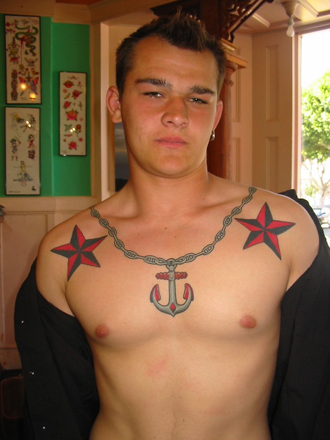 Anchor Necklace Tattoo