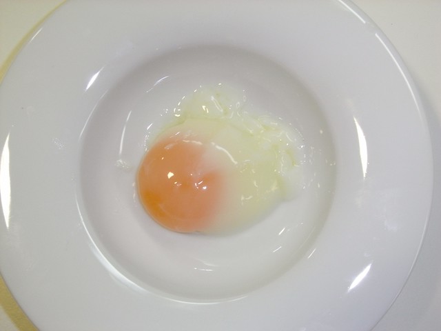 Huevo cocido a baja temperatura