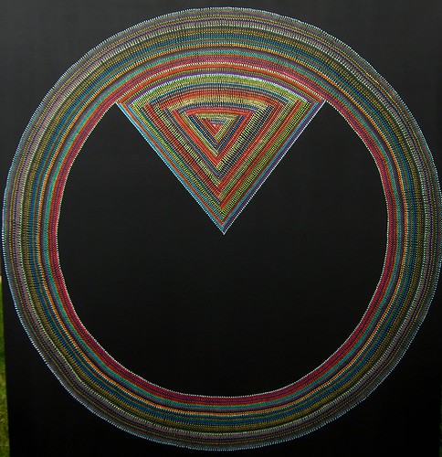 Giant Aboriginal Mandala 03 (Full Picture) Day 6 Painting