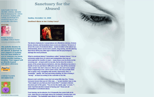 Sanctuary for the Abused