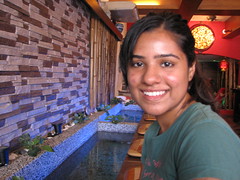 me in fish spa finally..yay
