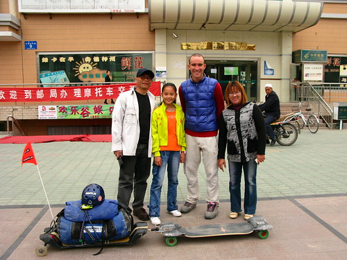 Helpful Philipino family in Jinghe, XInjiang, China