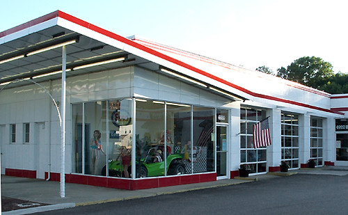 Located at 6920 Lakeside Ave., the 1950s gas station-turned-museum is one of 