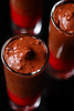 dark chocolate and raspberry mousse ©