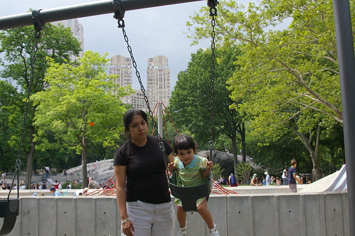 Swings in Central Park