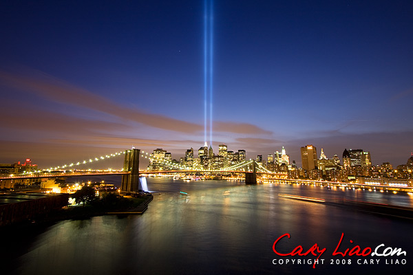 World Trade Center Tribute in Light 2008
