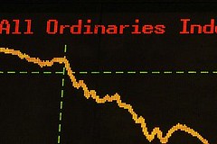 Market plunges 5pc, dollar crashes