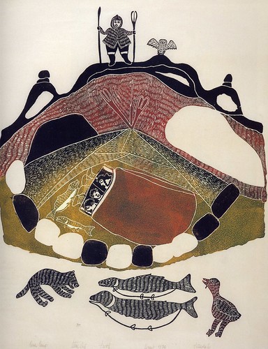 My books: An illustration in Inuit Women Artists