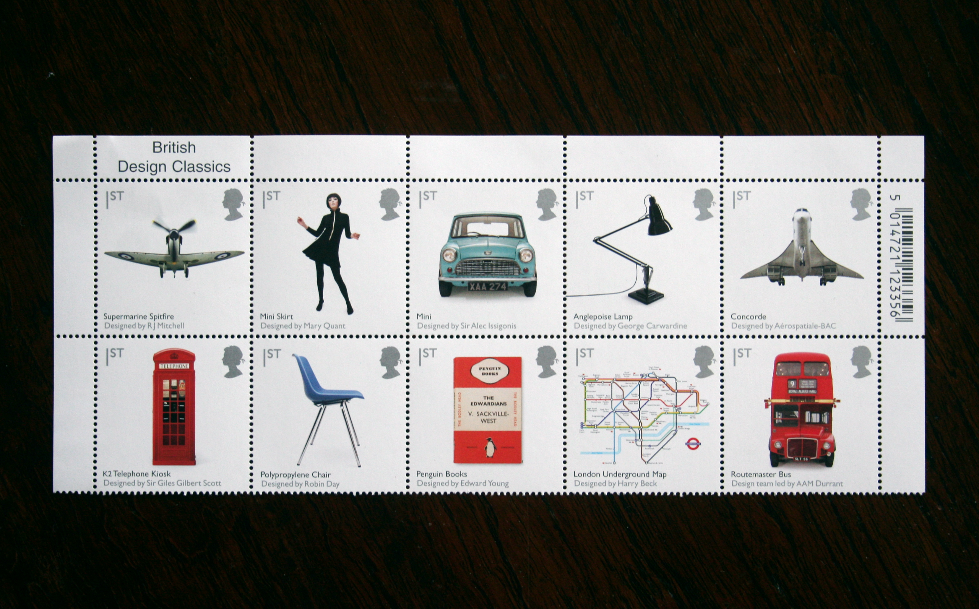 'British Design Classics' Stamps