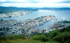 Bergen from Fløyen
