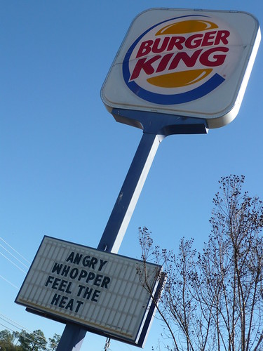 Why is the Whopper angry?