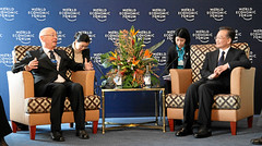 Klaus SCHWAB, Jiabao WEN von by World Economic Forum
