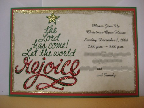 2008 open house invitation