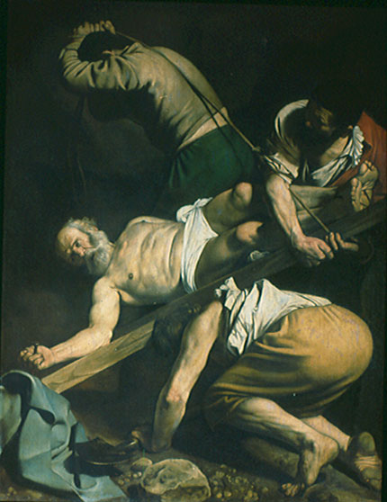 Santa Maria Del Popolo - Le Caravage - Crucifixion de St Pierre