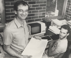 Professor Tony Cantoni and Ian Webster, the University of Newcastle, Australia by Cultural Collections, University of Newcastle