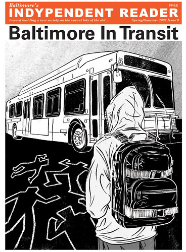 Baltimore Independent Reader transit cover