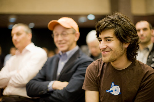 Bob Young & Aaron Swartz by creativecommoners, on Flickr