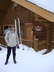 Ros at the McGillivray Warming Hut