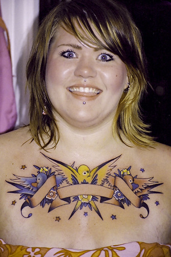 Tattoo chestgirl