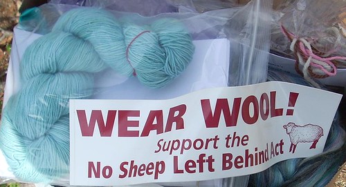 Wear Wool bumper sticker