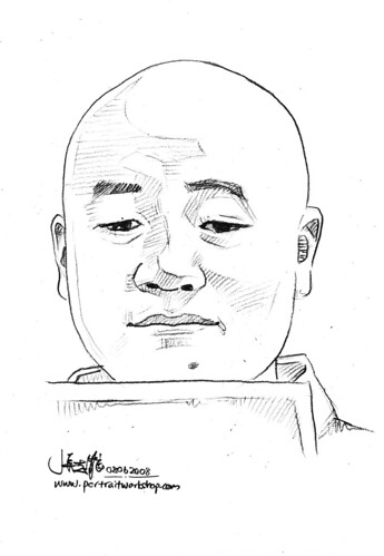 Portraits in pencil simple sketch Formul8 Nokia Book 25