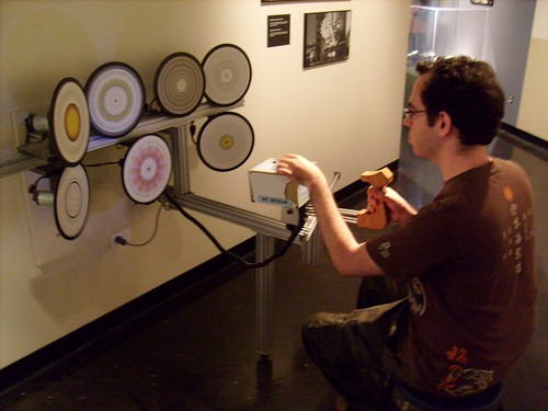 MIT Museum - Peter dials in the strobe