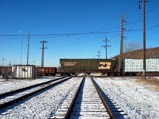 Looking west at Hawthorne Junction. Chicago / Cicero Illinois. January 2007.