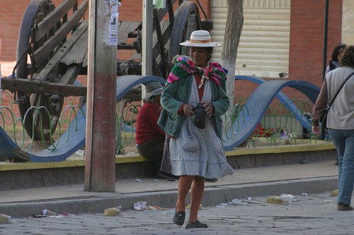 Villazon street scene - southern Bolivia.
