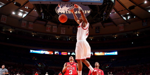 Paris Horne dunk vs Rutgers