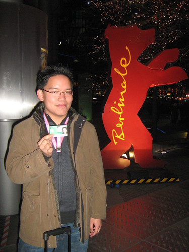 Me with the Berlinale bear