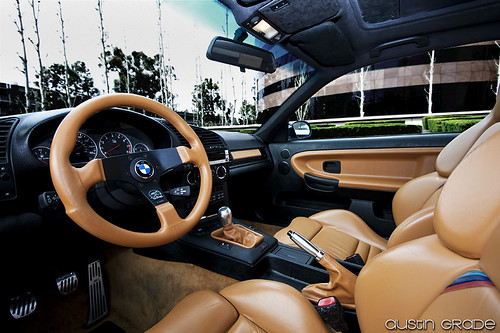 BMW Interior Transformation from Tan to Black