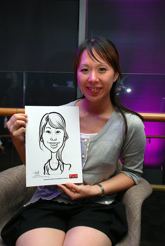 Caricature live sketching for TLC - 13