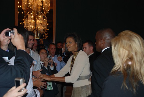 Michelle Obama at the LGBT Delegates Luncheon