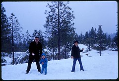 I think this was my first time playing in snow. (12/1971)