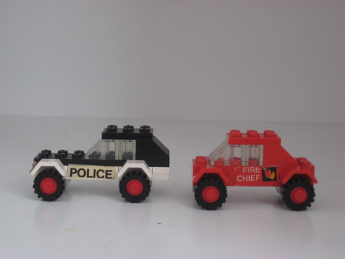 Lego Fire And Police Car 1978