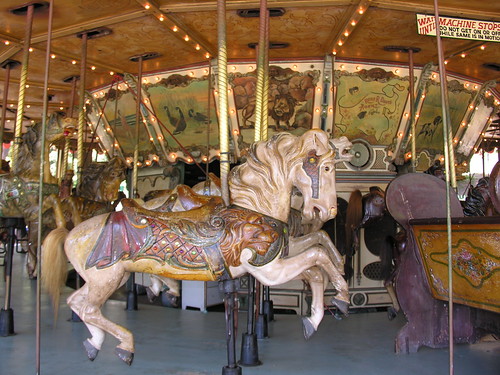 Merry-go-round horse