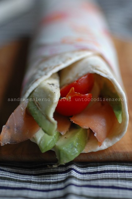 wraps salmone & avocado