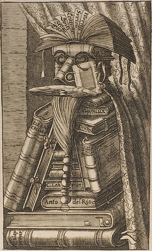 1640s version of Arcimboldo's The Librarian