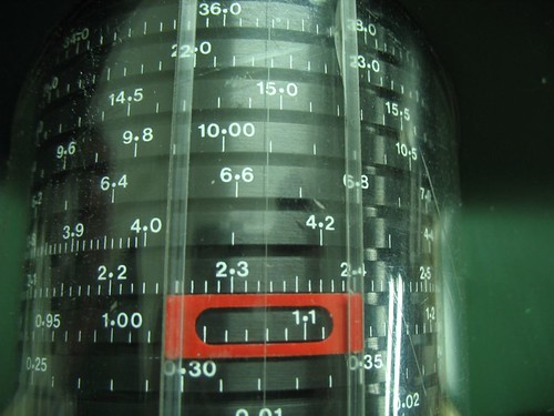 Imagen del dial giratorio en donde se selecciona la atenuación deseada.